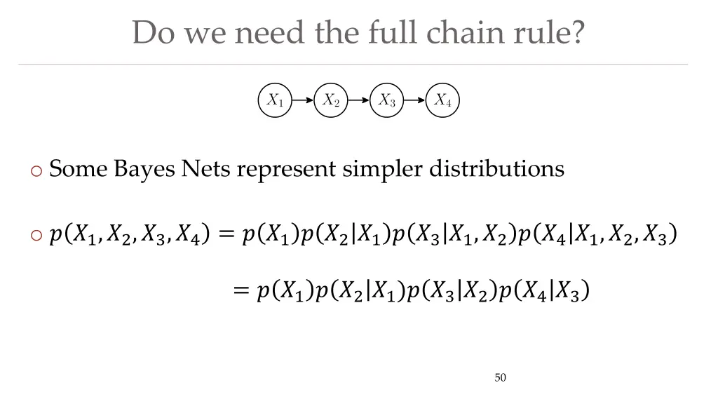 do we need the full chain rule