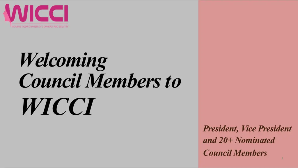 welcoming councilmembersto wicci