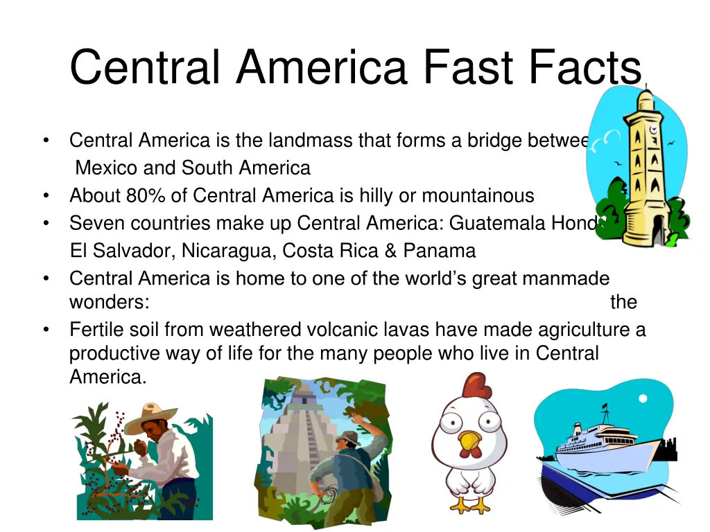 central america fast facts