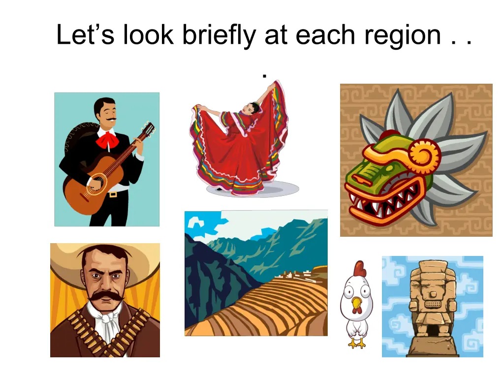 let s look briefly at each region