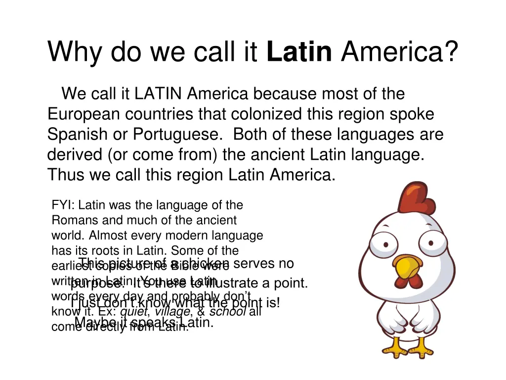 why do we call it latin america