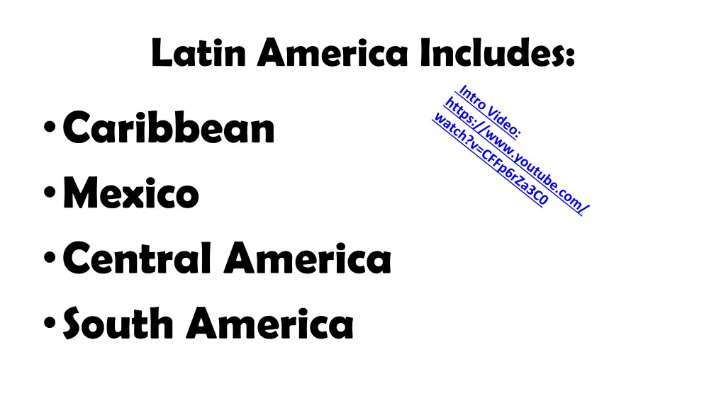 latin america includes