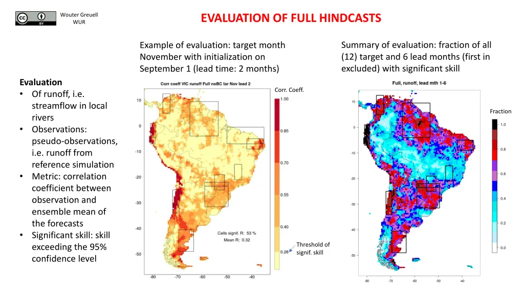evaluation of full hindcasts