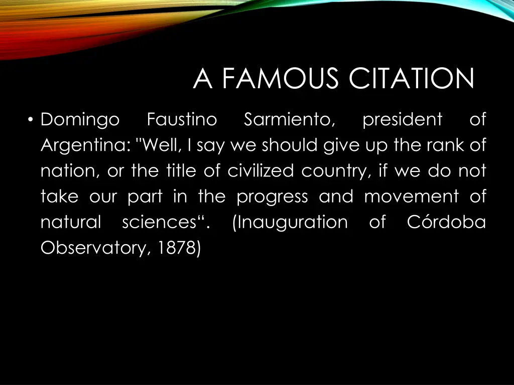 a famous citation