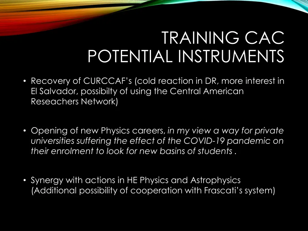 training cac