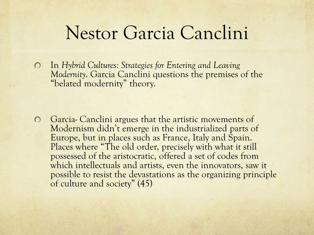 nestor garcia canclini