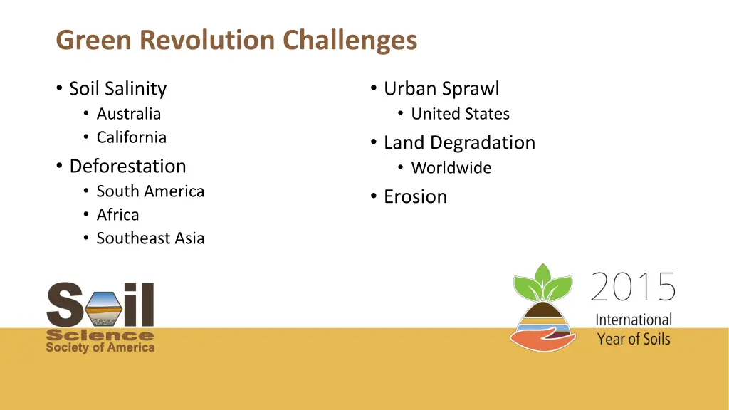 green revolution challenges