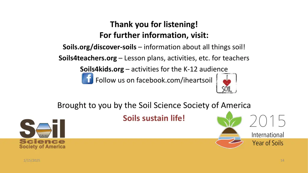thank you for listening for further information