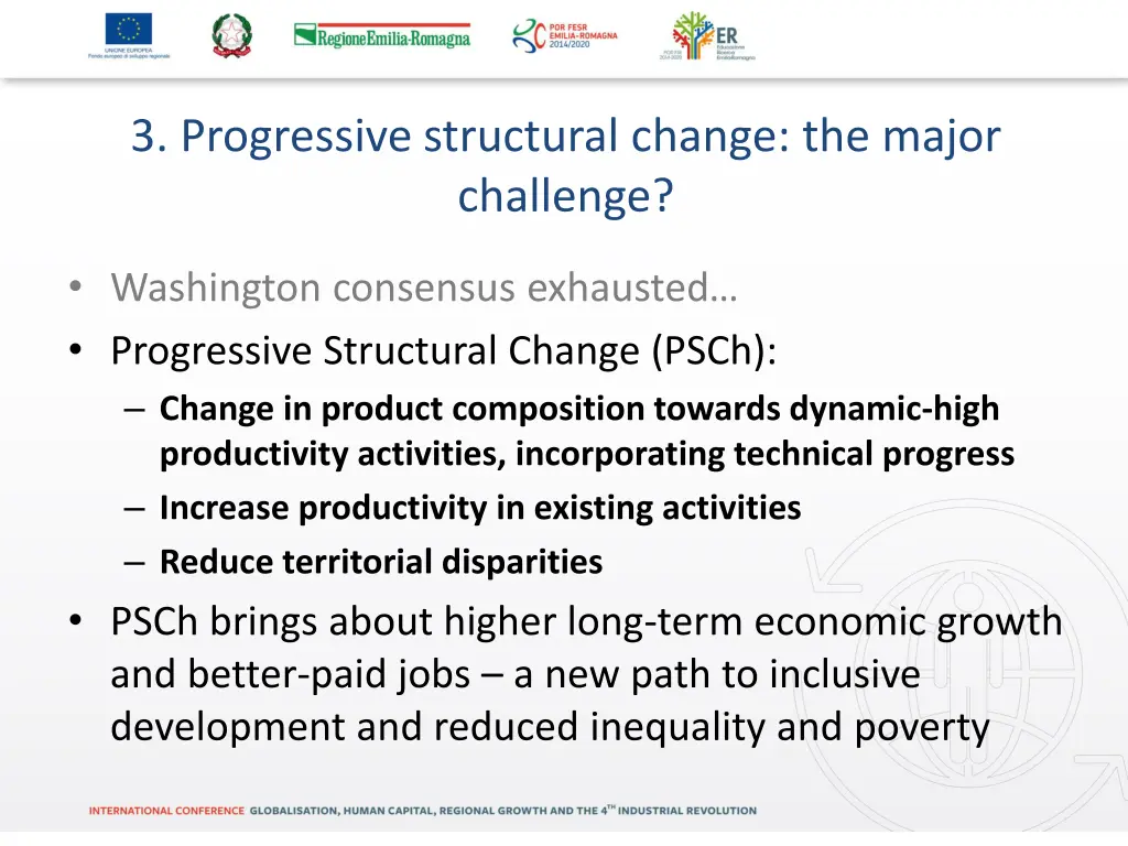 3 progressive structural change the major
