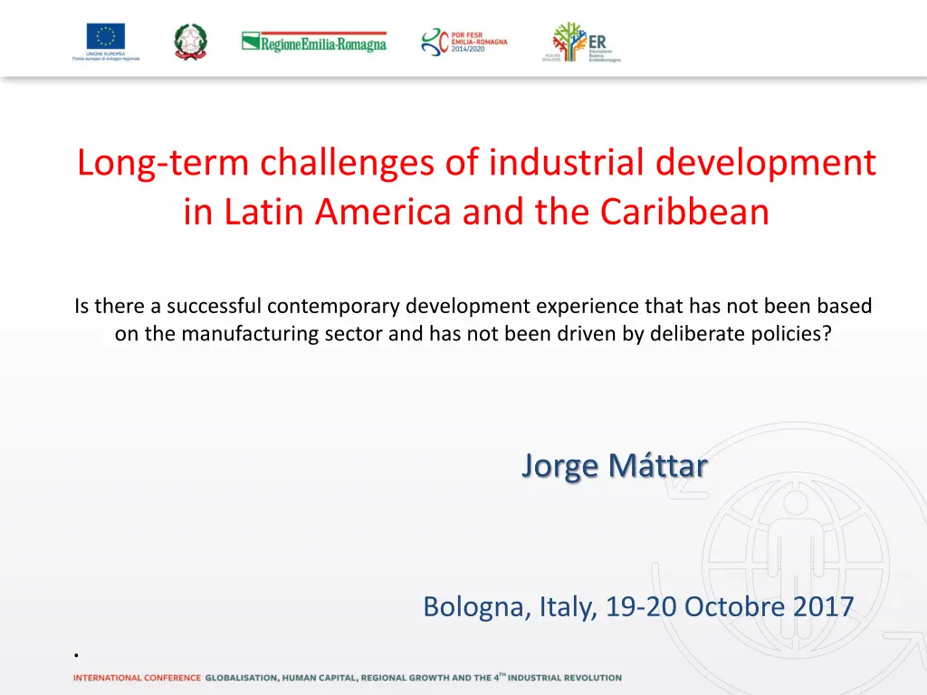 long term challenges of industrial development