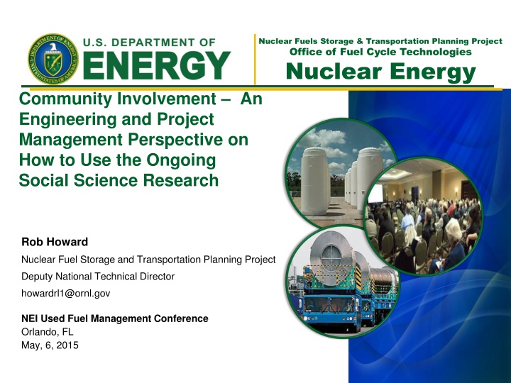 nuclear fuels storage transportation planning