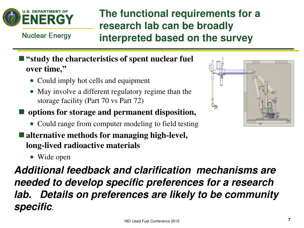 the functional requirements for a research