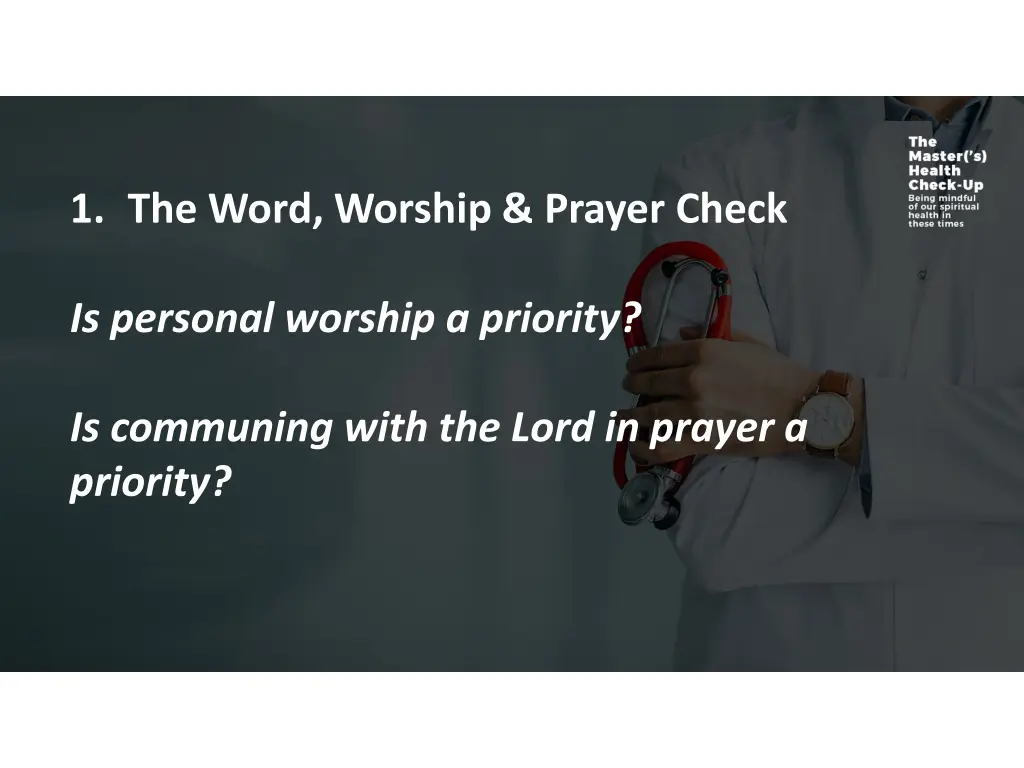 1 the word worship prayer check 4