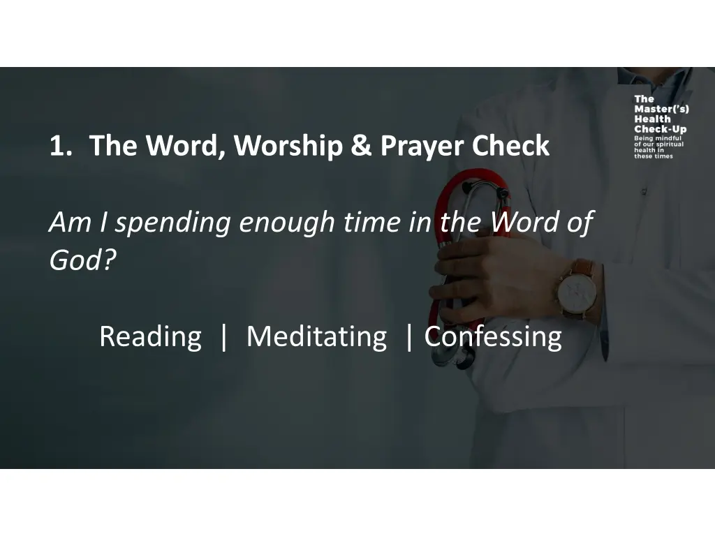 1 the word worship prayer check