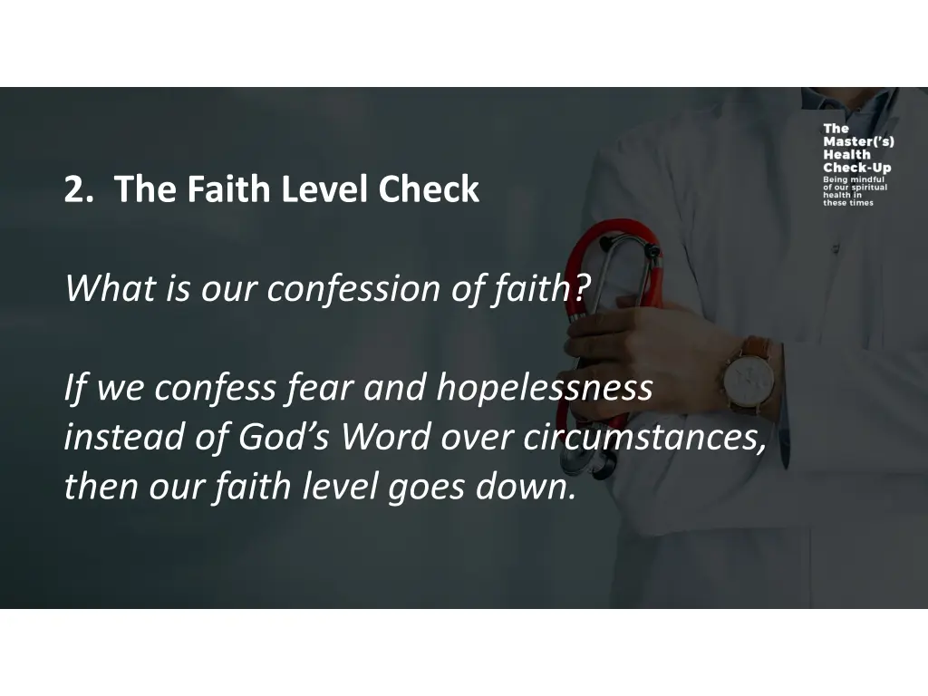 2 the faith level check 2