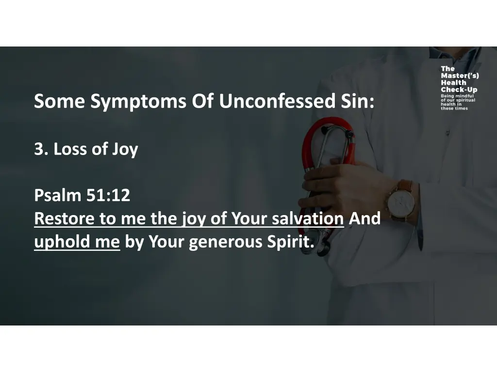 some symptoms of unconfessed sin 2