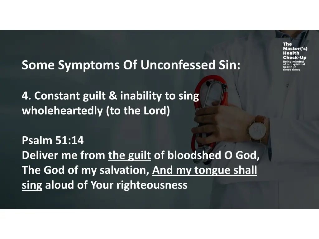 some symptoms of unconfessed sin 3