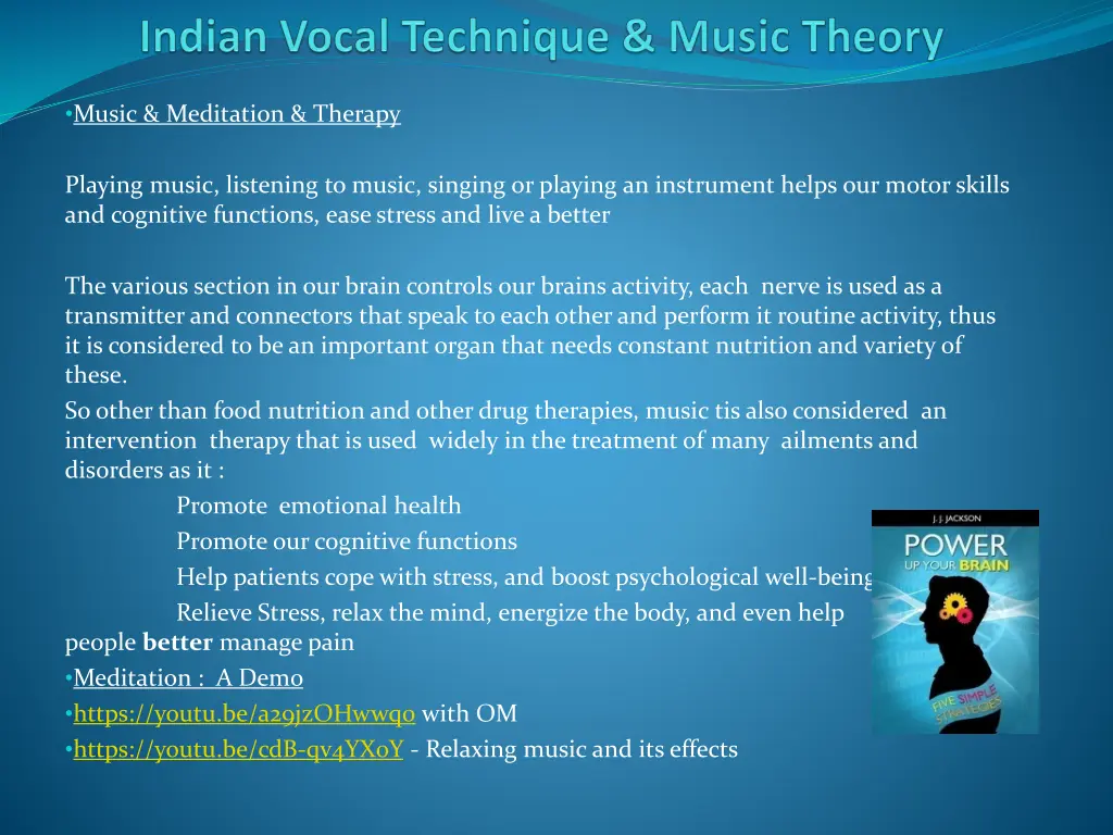 music meditation therapy