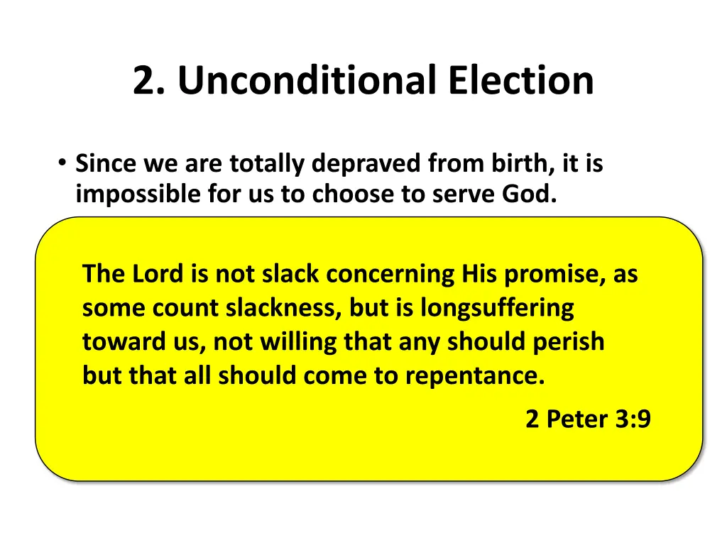 2 unconditional election 3