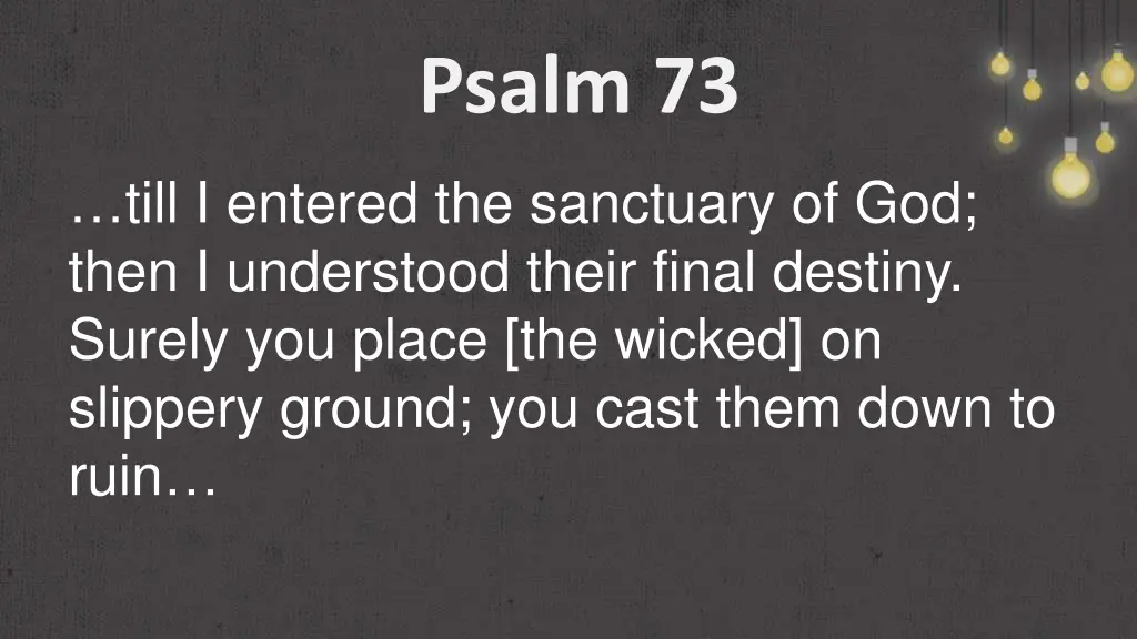 psalm 73 1