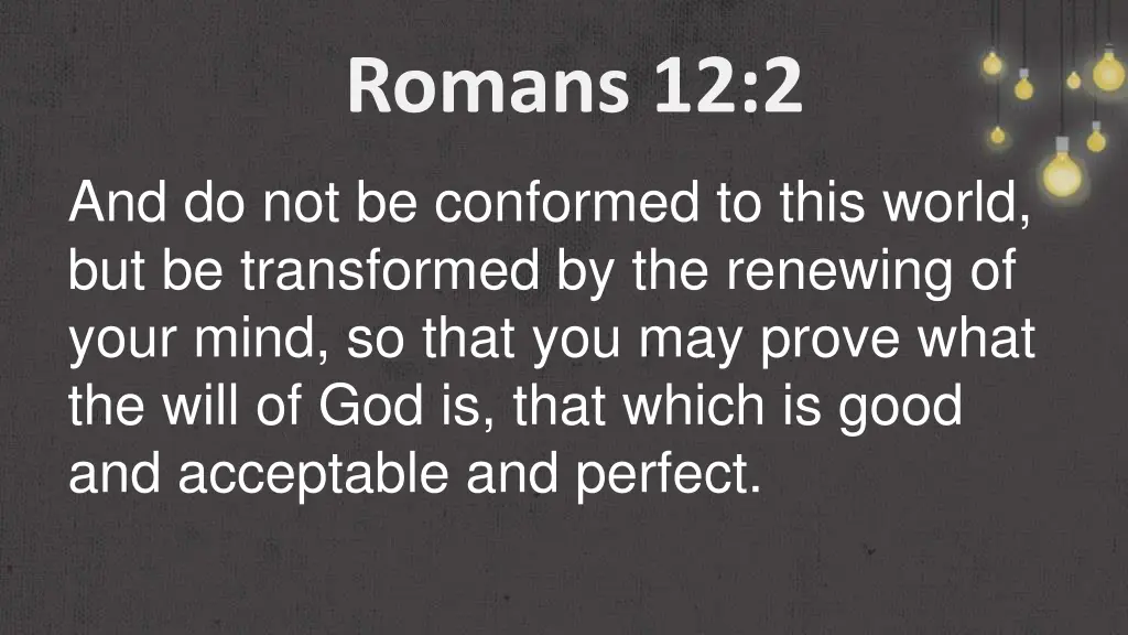 romans 12 2
