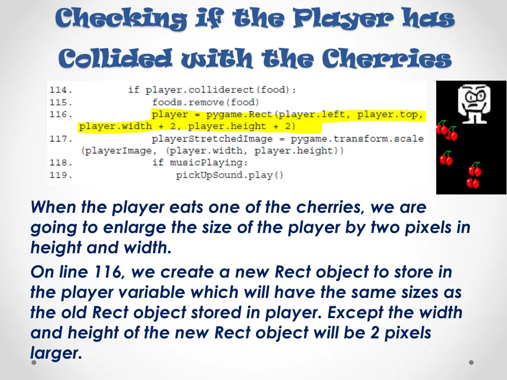 checking if the player has checking if the player 1
