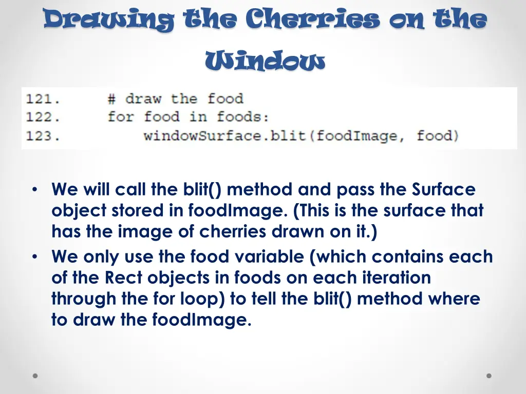 drawing the cherries on the drawing the cherries 1