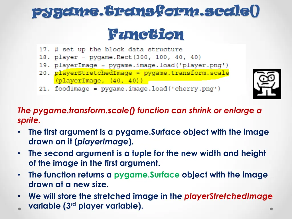pygame transform scale pygame transform scale