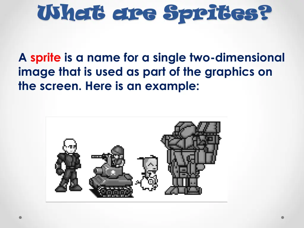 what are sprites what are sprites