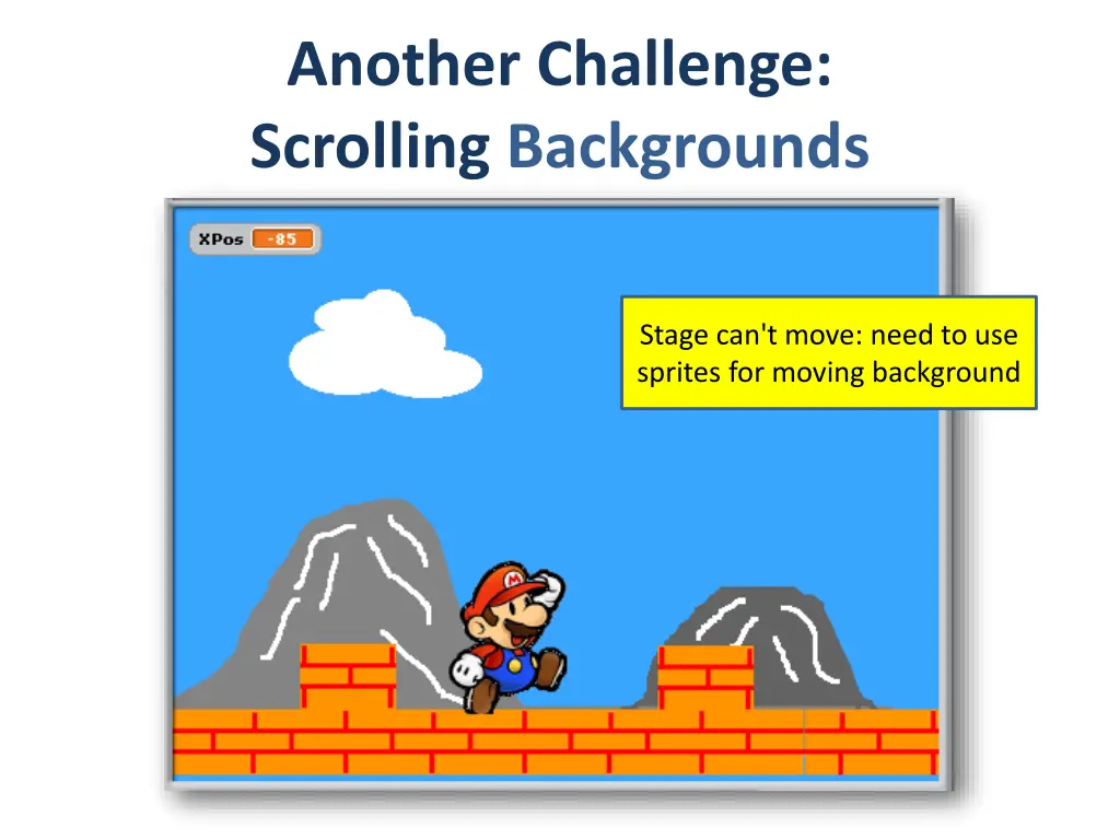 another challenge scrolling backgrounds
