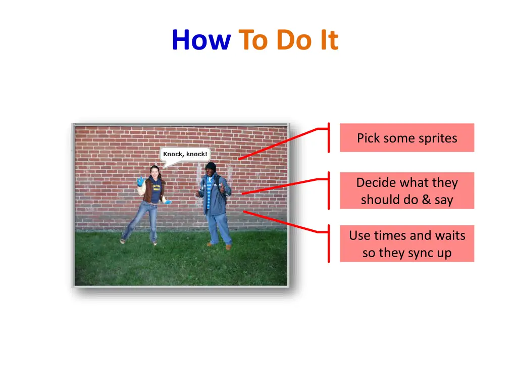 how to do it