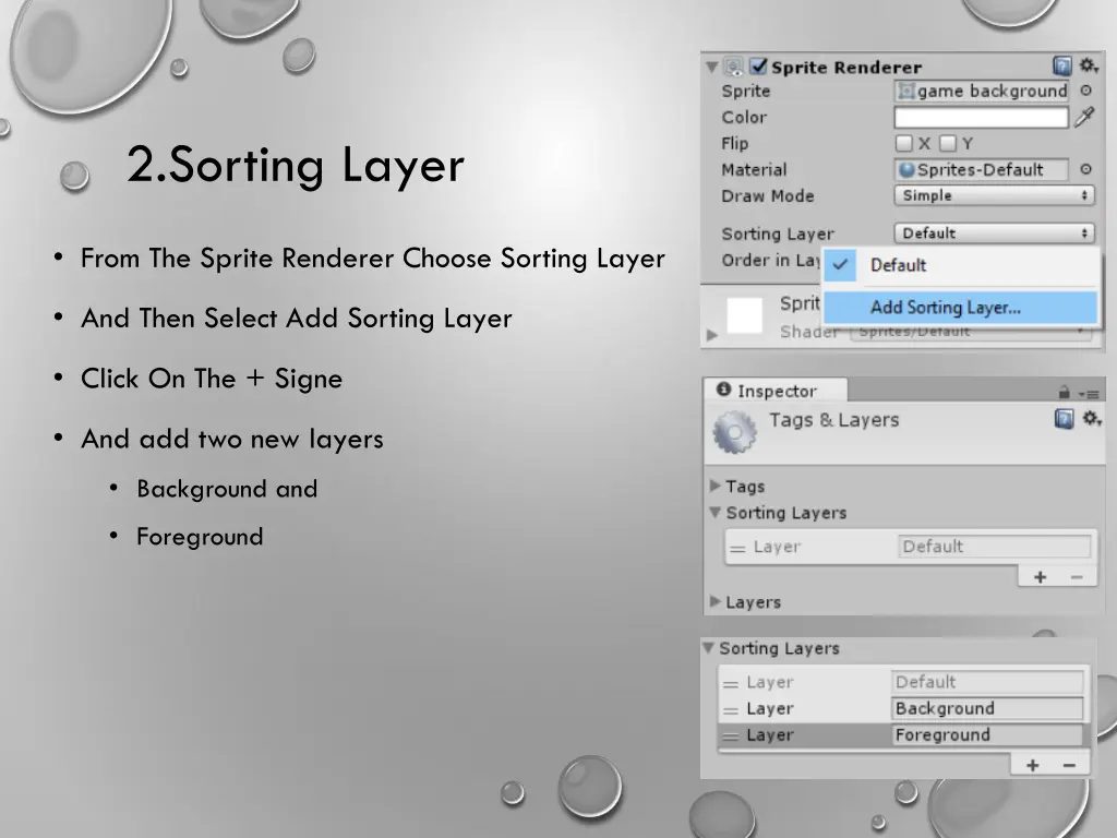 2 sorting layer