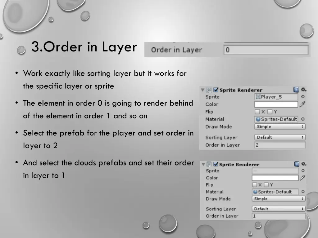 3 order in layer