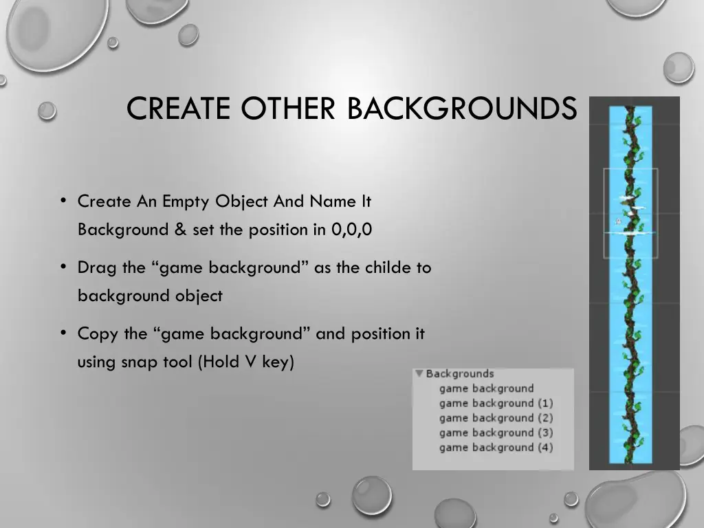 create other backgrounds