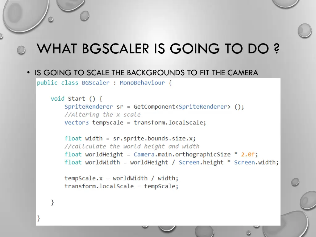 what bgscaler is going to do