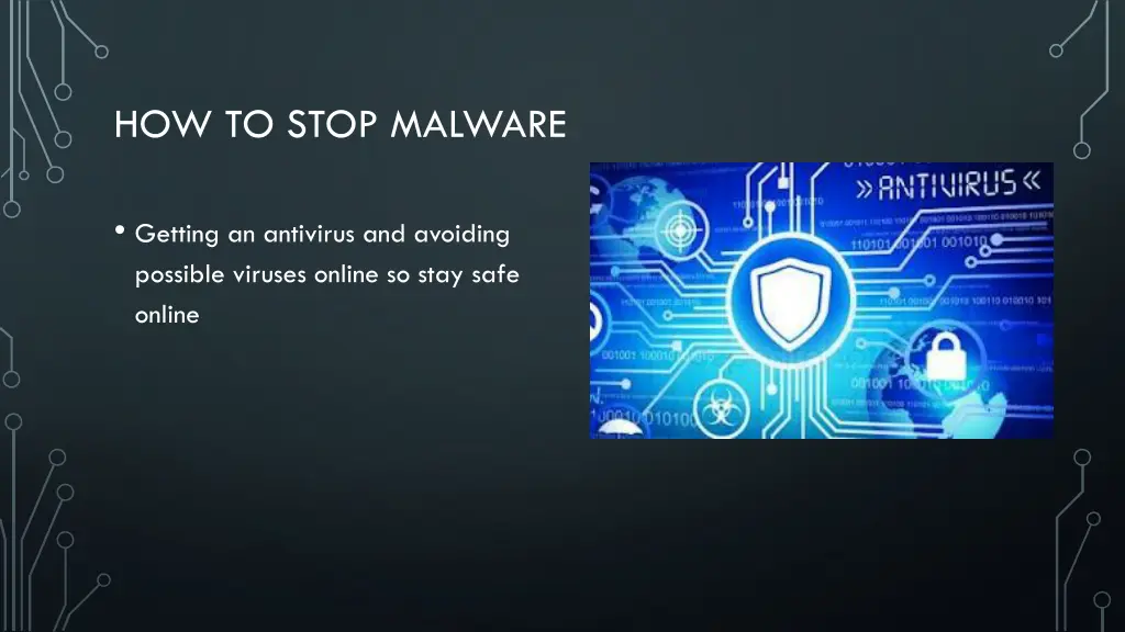how to stop malware