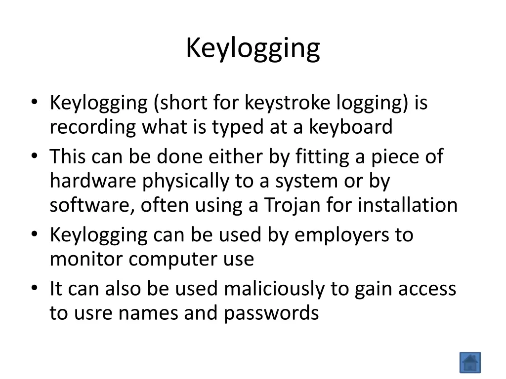 keylogging