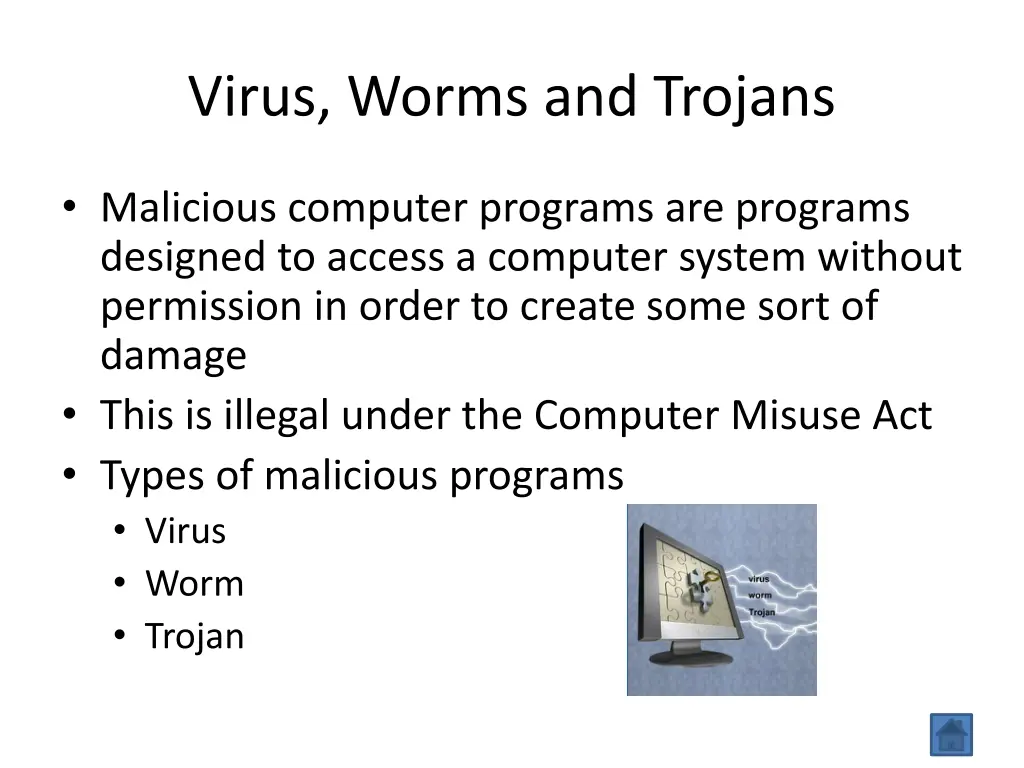 virus worms and trojans