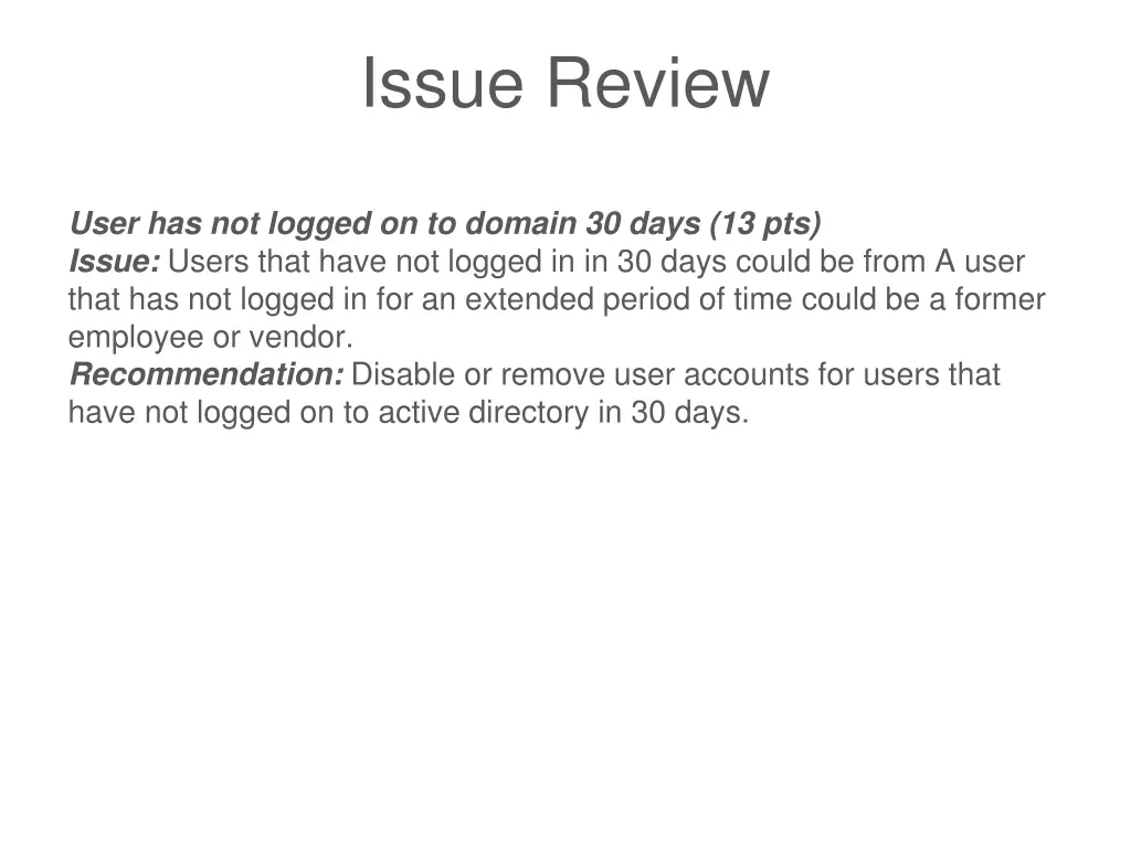 issue review 11