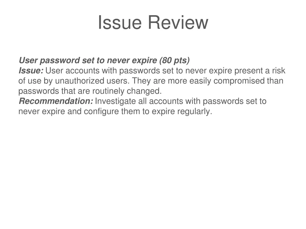 issue review 6