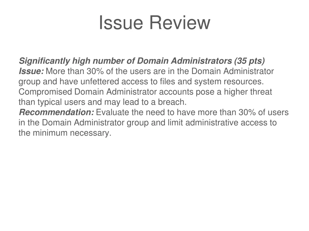issue review 8