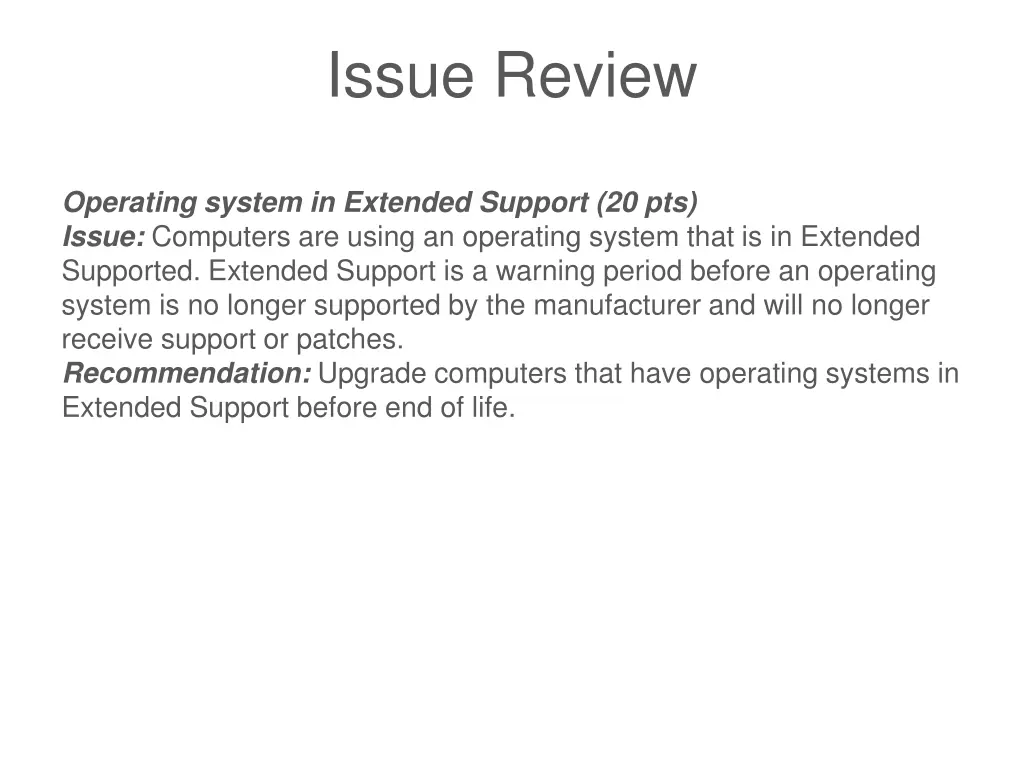 issue review 9