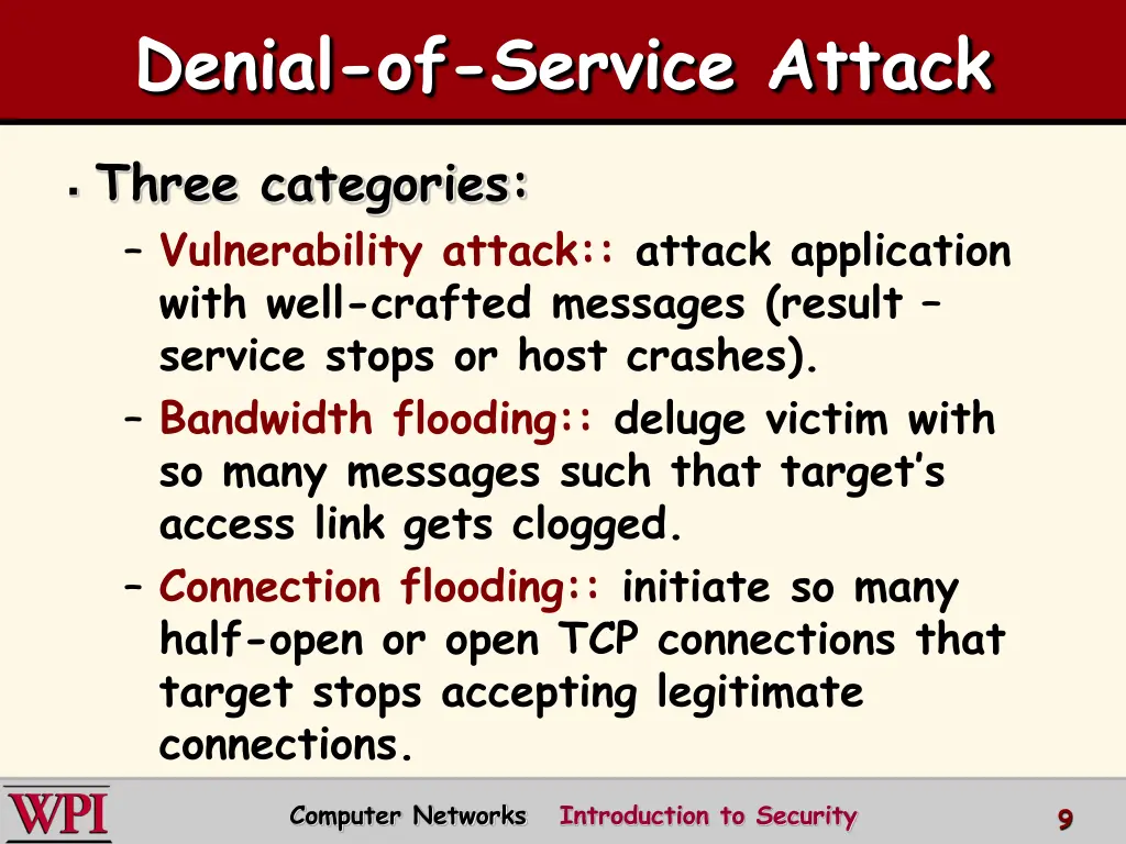 denial of service attack 1