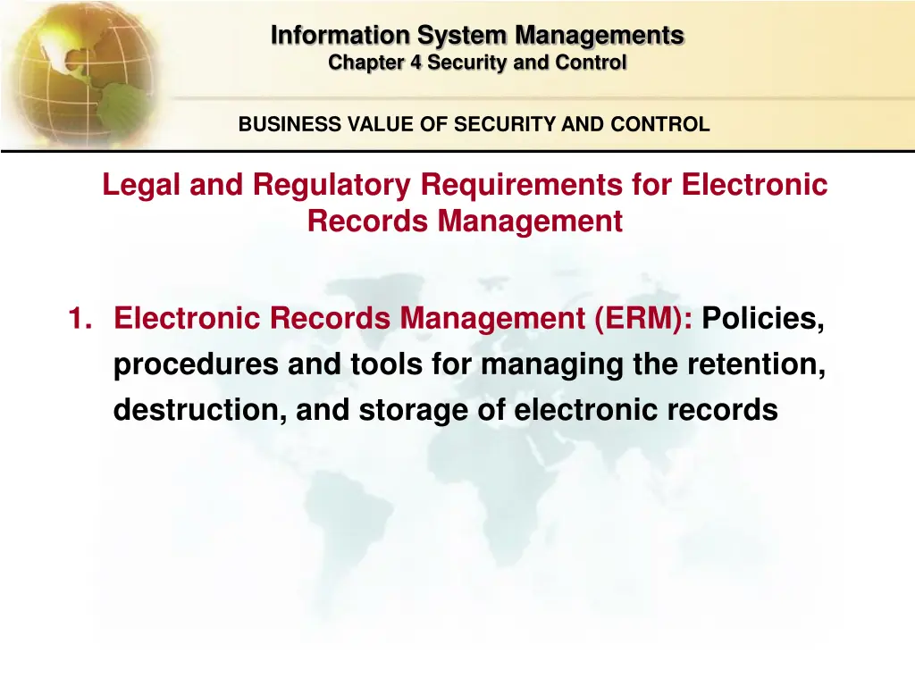 information system managements chapter 4 security 10