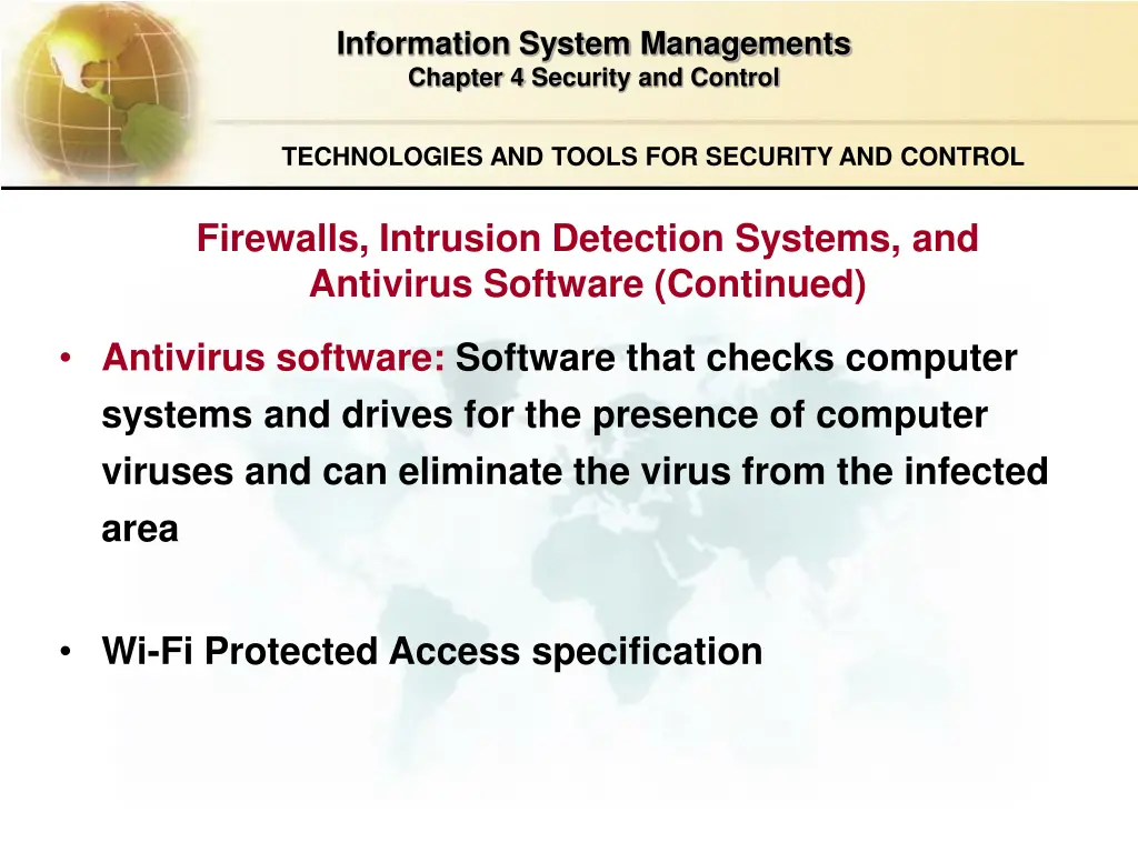 information system managements chapter 4 security 25