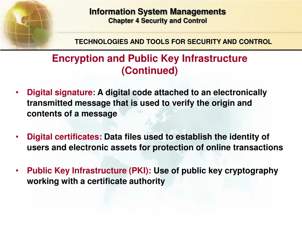 information system managements chapter 4 security 28