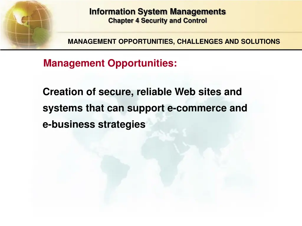information system managements chapter 4 security 32