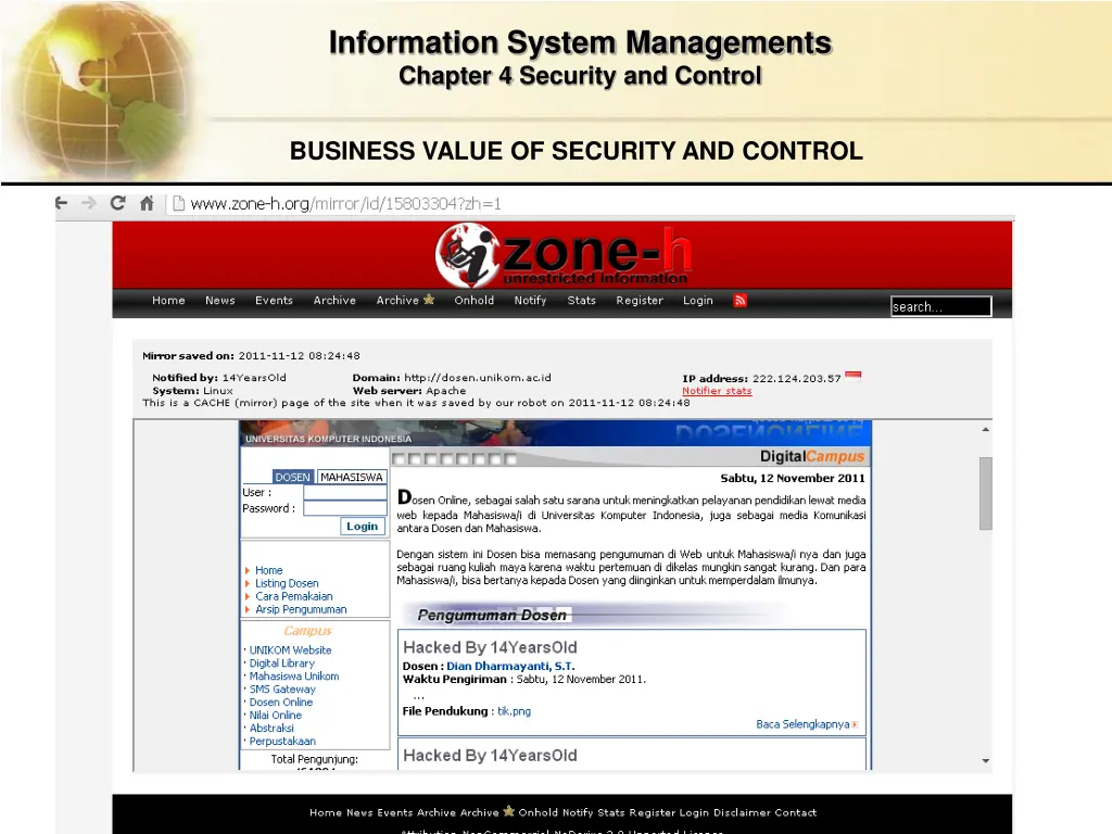 information system managements chapter 4 security 6