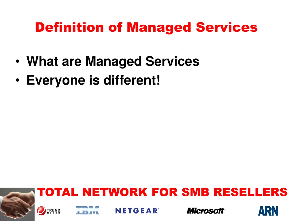 definition of managed services