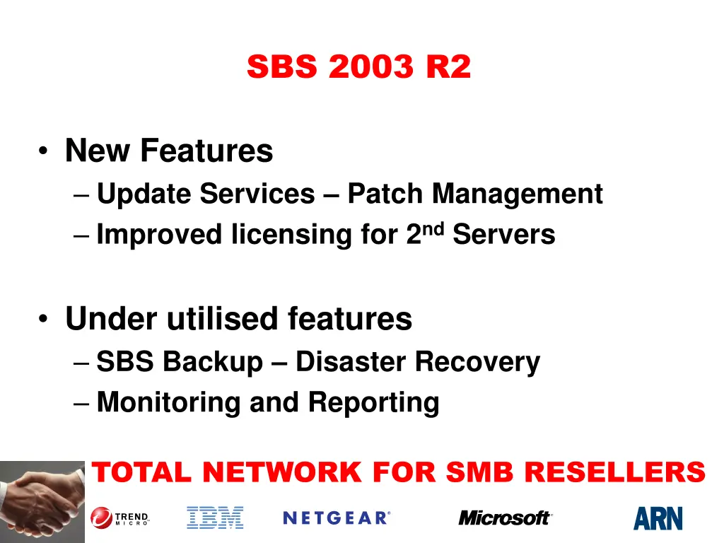 sbs 2003 r2